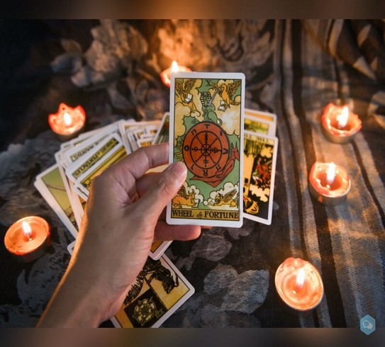 Cartes de tarot étalées