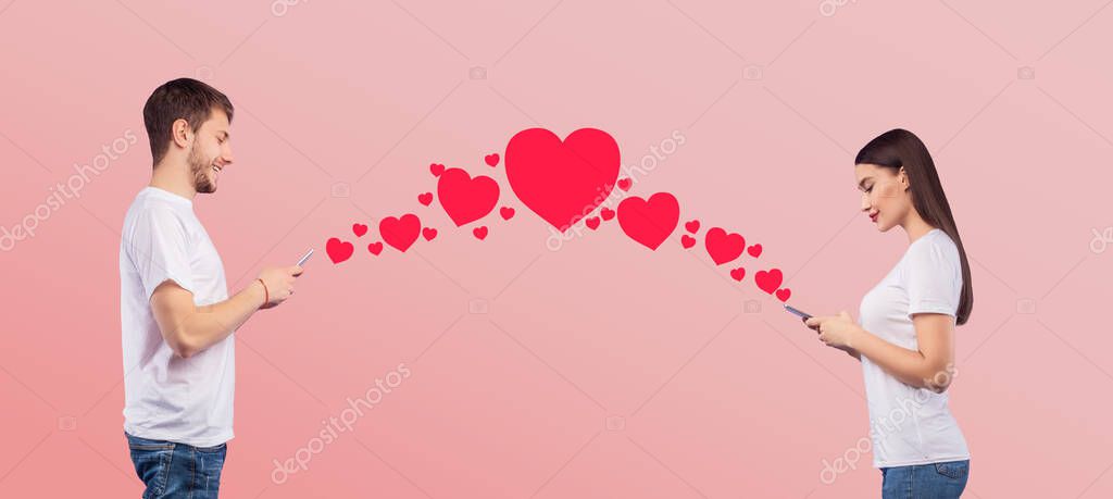 Symbole d’amour stylisé